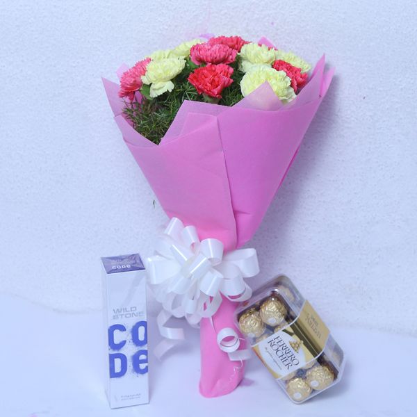 Fragrant Combo Iris Florists mangalore online delivery of flowers