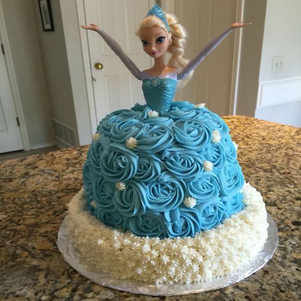Kek barbie best sale frozen
