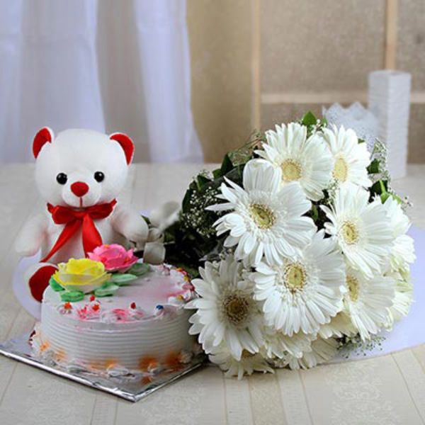 Celebrate White Iris Florists mangalore online delivery of flowers