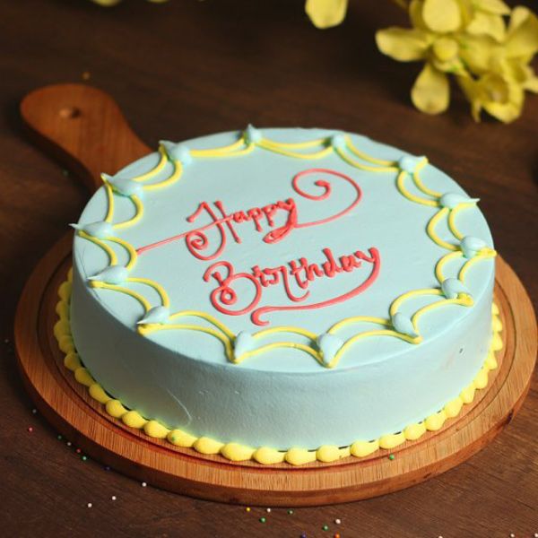 Buy Birthday Photo Cake 2 Round ShapeElegant Birthday Photo Cake